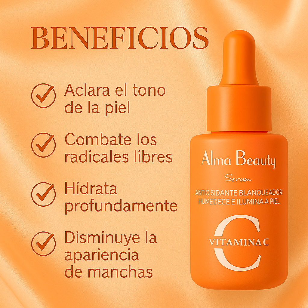 SERUM VITAMINA C ALMA BEAUTY ✨